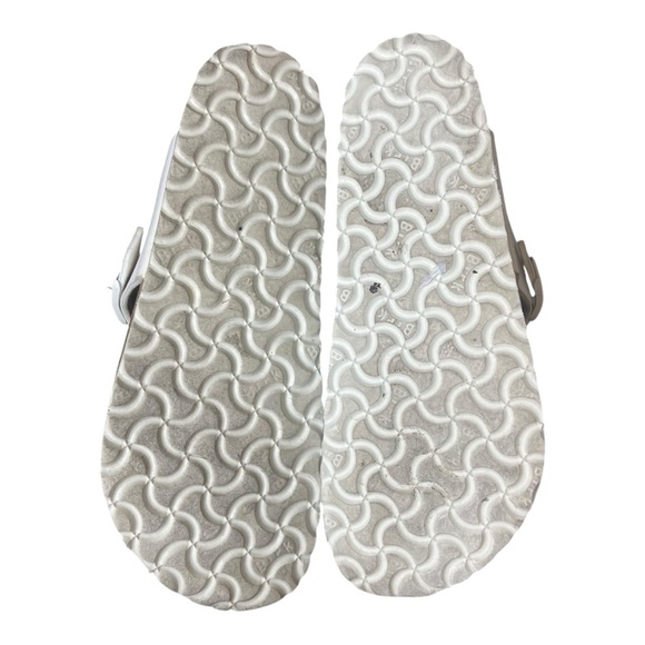 Birkenstock Women’s Gizeh Platform Sandals Sz 41 Regular White - Picture 5 of 7
